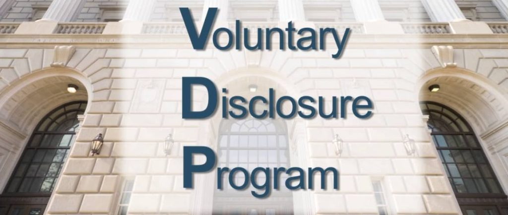 ERC New Voluntary Disclosure Program